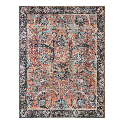 Maysn Performance Chenille Floral Indoor Rug