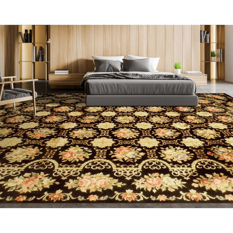 Elegance Floral Area Rug, Rectangle 6' x 9'