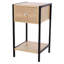 Tamiah One-Drawer Compact Bedside Cabinet, Wood-Effect Finish, 33cm-1645634414
