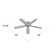 54" Classica 5 - Blade Standard Ceiling Fan with Pull Chain