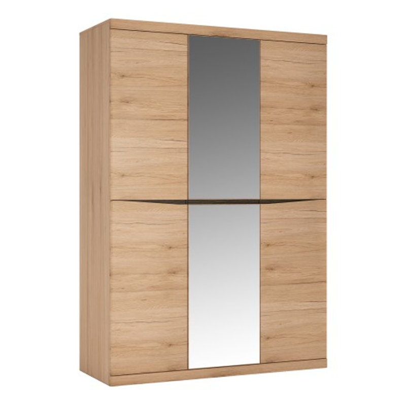 Laverta 3 Door Solid Wood Wardrobe