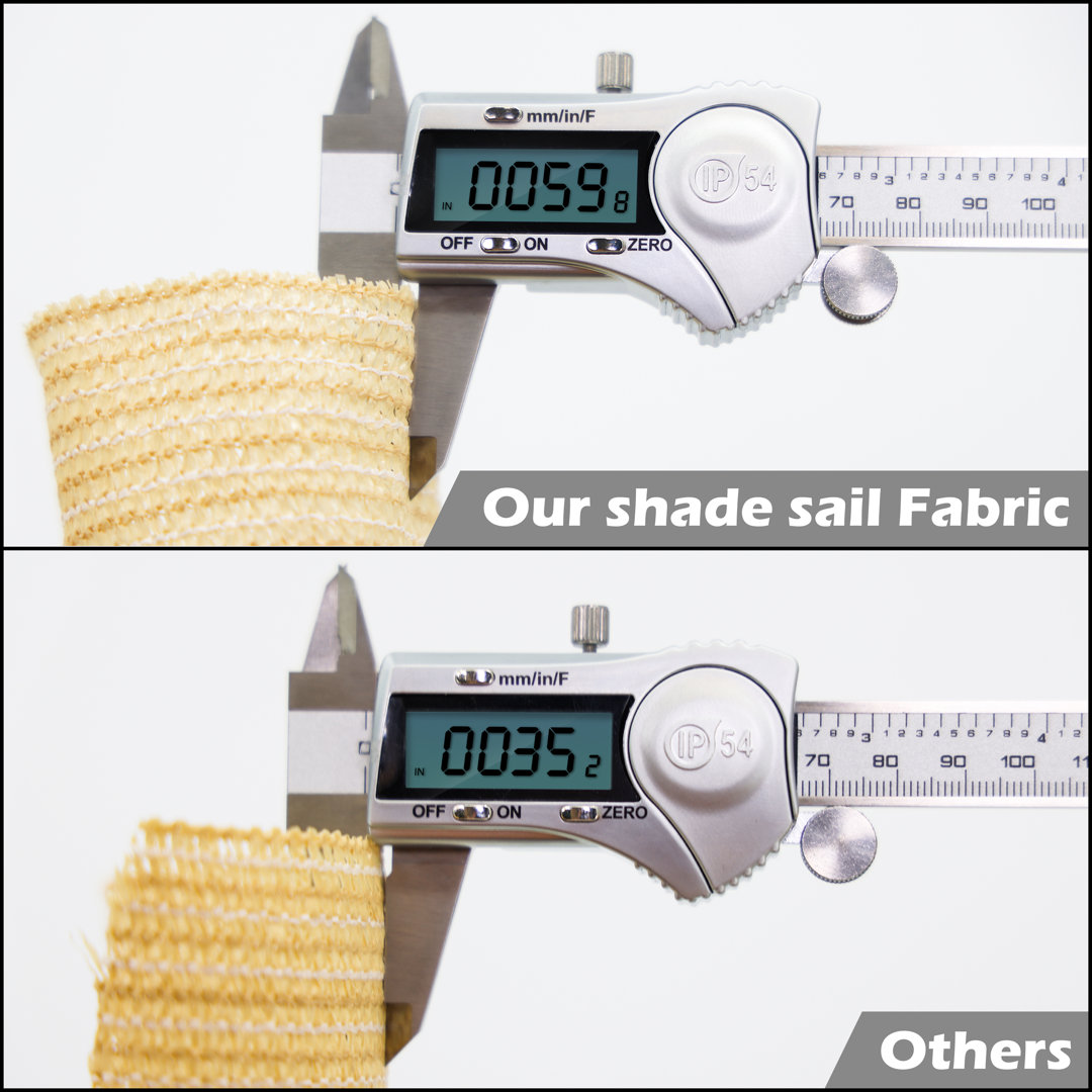 Royal Shade Square Shade Sail With Hardware Kit Royal Shade Color: Beige Size: 12' x 12'