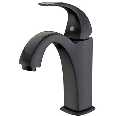 Single-Hole Single-handle Bathroom Faucet with Drain Assembly