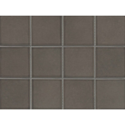 Kaze Black 12 in. x 16 in. Matte Ceramic Wall Tile (12.77 sq. ft./Case)