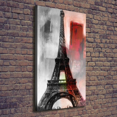 Eiffel Tower Paris - Wrapped Canvas Print