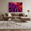 "Gradient Abstract 21", art mural sur toile mauve-1873947310