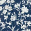 Laura Ashley Rye Midnight Seaspray Blue Removable Wallpaper-2072612549