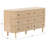 Shelbie 6 Drawer Reeded Dresser-732850135
