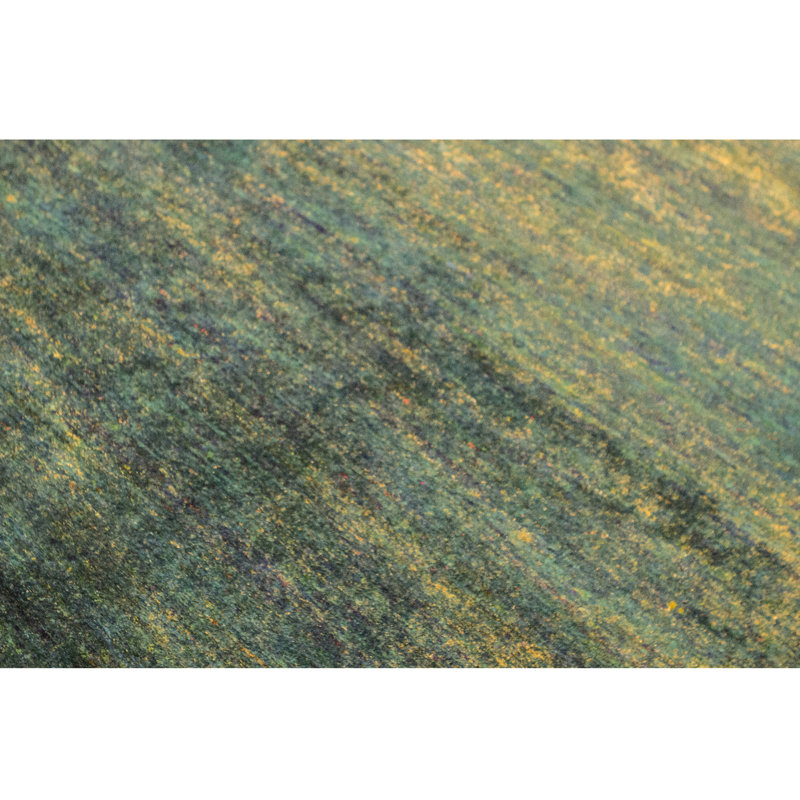 Silk Area Rug in Teal, Rectangle 8'10" x 12'3"
