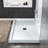 60" x 36" Solid Surface Single Threshold Shower Pan Base with Drain Assembly & Drain Cover Included, Non-Slip-60231229-65273745