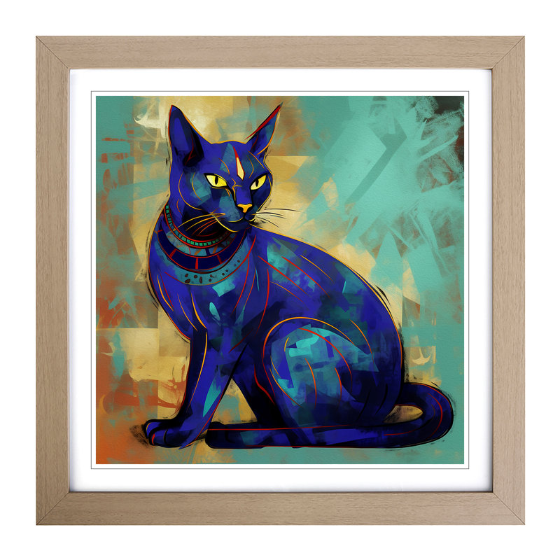 Single Picture Frame Print on Wood, Oak
