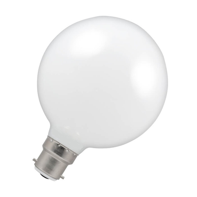 8W BA22d Dimmable LED Globe Light Bulb White