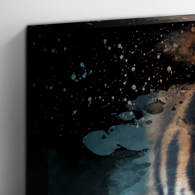 Tiger 8 - Wrapped Canvas, 35cm H x 50cm W