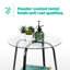Cromartie Glass Top Frame End Table