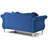 Cozy Transitional Flared Arm Loveseat-1611244350