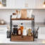 3-Tier Coffee Station Organizer with Drawer, Baskets & Hooks