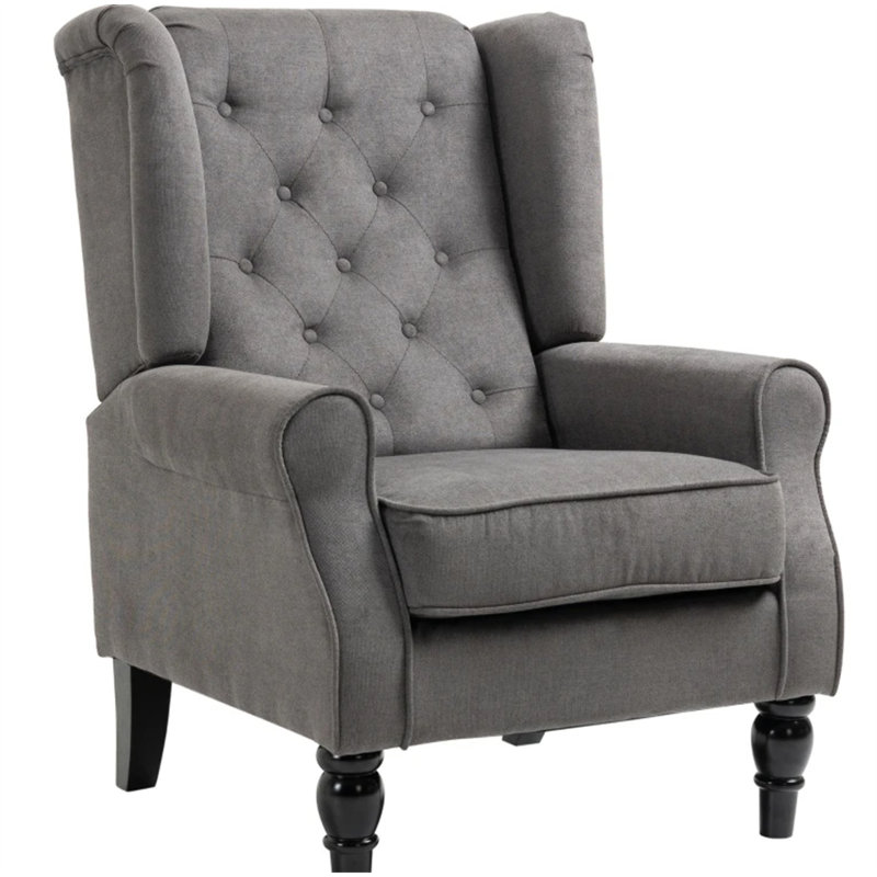 Chaise d'appoint moderne, Gris foncé