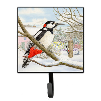Organisateur de clés murales woodpecker par sarah adams avec crochets clés Thorwe