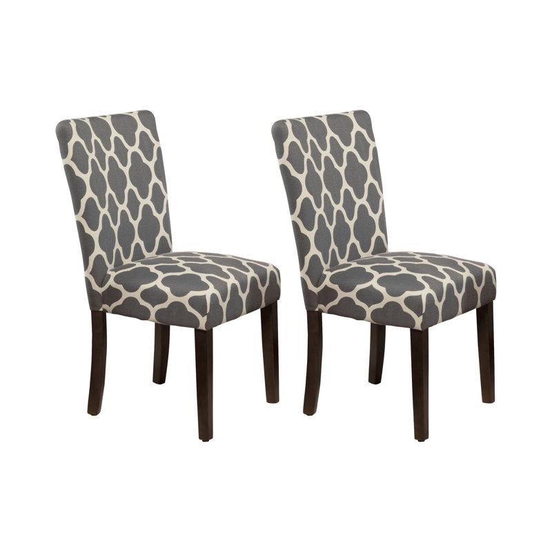Chaise de salle à manger rembourrée Conde, Gris chaleureux