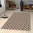 Stylish Woven Carpet, 5.2 x 7.5 Feet | 100% Polyester, 0.3 in Pile Height, Antibacterial, Non-Slip PVC Dot Underside | Machine Washable, 3D Digital Print | Perfect for Living Room, Bedroom & Home Décor-278285604