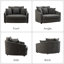 Fauteuil d'appoint en chenille surdimensionné-701439378