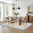 Washable Living Room Rug Floral Bordered Area Rugs Soft Thin Indoor Carpet for Bedroom Modern Throw Aesthetic Mat Non Slip Stain Resistant Carpet for Dining Room Office-812387084