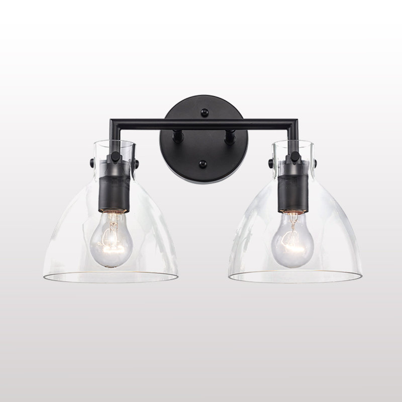 Martins 2 Light Dimmable Vanity Light, Black