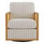 Fauteuil pivotant rembourré en rotin de 27,6 po Wynyard-1077752539-1077752542