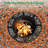 36" Wood Fire Pit With Grills