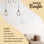 2 - Light Brushed Silver Cluster Pendant