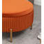 Mariantonietta Upholstered Round Storage Ottoman-2125246967