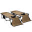 Chaise longue de piscine 2 pièces avec dossier inclinable à 5 niveaux, trou de lecture, poche latérale, bleu-104846685-104846673