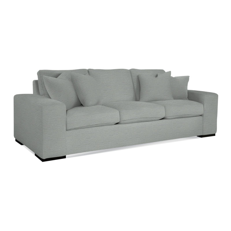 Memphis Sofa, Black , Basic Blue 100% Polyester