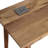 Michaud Solid Wood Writing Desk with Power Outlet