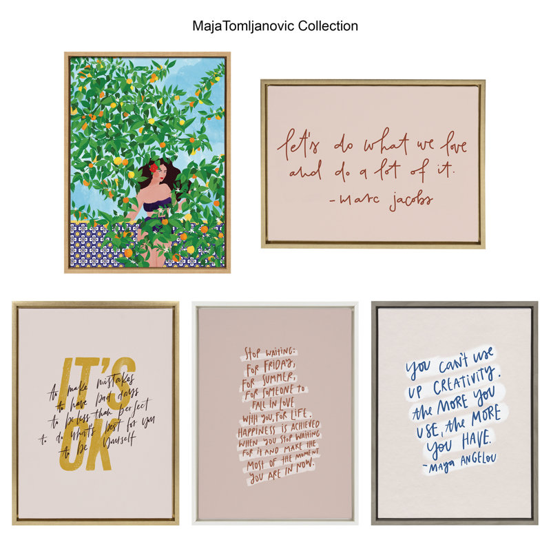 Sevilla Girl Nature-Inspired Canvas Art with Polystyrene Frame