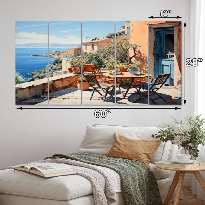 Maxfield - reproduction sur toile italienne - 5 panneaux égaux