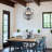 4-Light 16.9 Inch Modern Plug In Unique Geometric Chandelier With 15 Ft Cord & On/Off Switch For Dining Living Room