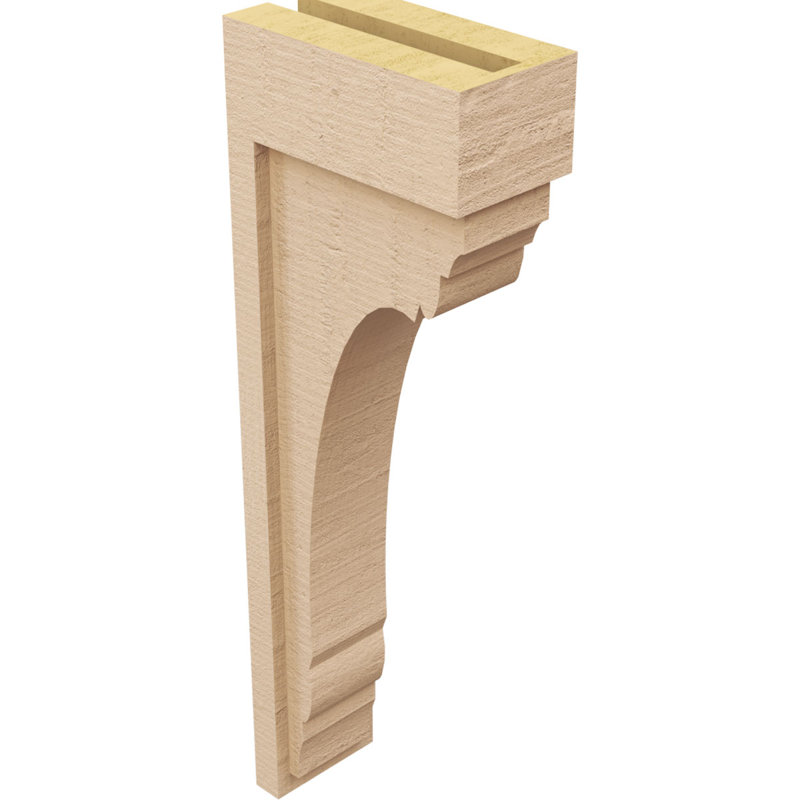 Bois de cèdre brut Warren, H 24 po x l 4 po x P 8 po