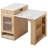Aether 59.5" Kitchen Island With Extendable Dining Table, Kitchen Island With Storage Drawers, Power Outlet, Side Open Shelves, For Kitchen, Dining Room-96047236