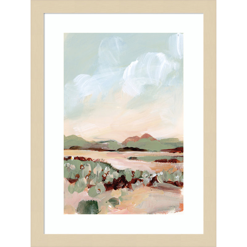 Autumn Meadow Framed On Paper by Katrina Pete Print, 17" H x 13" W x 1" D, Brown