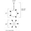 Norma Jeane 15 - Light Chandelier