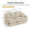Canapé en chenille avec coussins ronds Cloud-2097961794