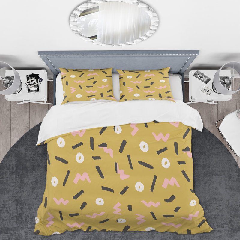 Ensemble de housse de couette en microfibre Primitivo, Housse de couette très grand + 2 très grandes ta
