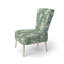Chaise d'appoint rembourrée en bambou Zen Haven