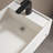 32 in. Wall-Mount Solid Surface Bathroom Sink with Built-in Towel Bar-67800467
