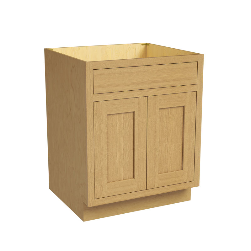 Armoire de cuisine avec lavabo et tiroir F 27 po x H 34,5 po x P 25 po prêt à assembler, W27"x H34.5"