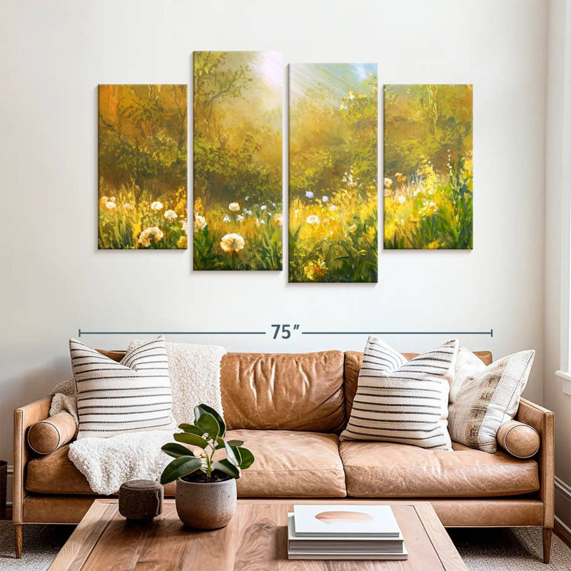 Harnek Dandelion Field, 42" H x 68" W