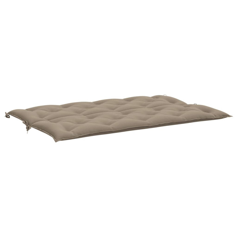 vidaXL Indoor/Outdoor Bench Cushions , Non-slip, Water-Repellent, Taupe, 2.76" H x 59.1" W x 19.7" D