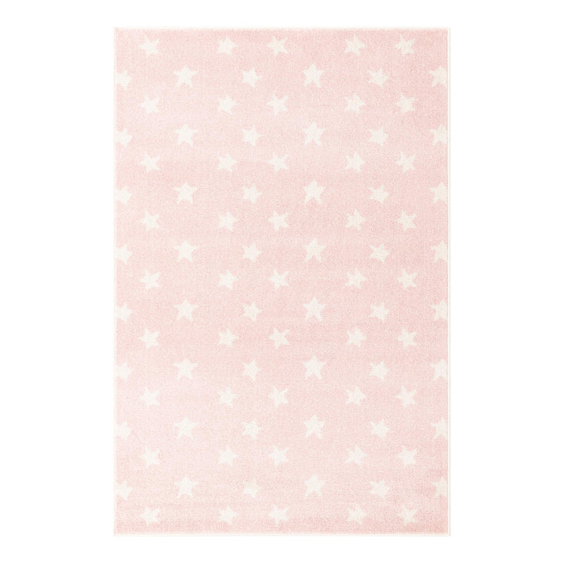 Whimsy Kids Geometric Polypropylene Plastic Rug, Rectangle 3'11" x 5'11"
