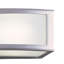 Hobucken Polished Chrome Integrated LED Outdoor Flush Mount